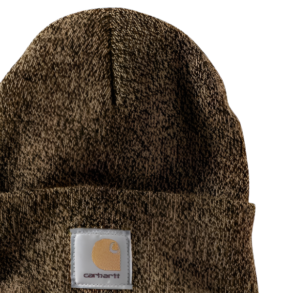 Унисекс шапка Carhartt Logo (коричневая) — фото 3