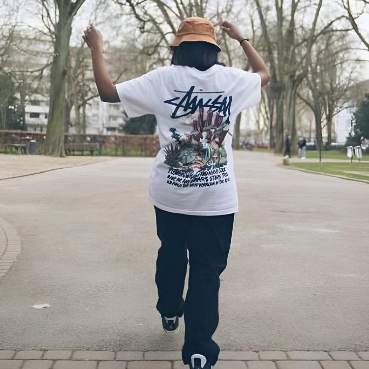 Футболка Stussy Psychedelic Tee T (черный) — фото 11