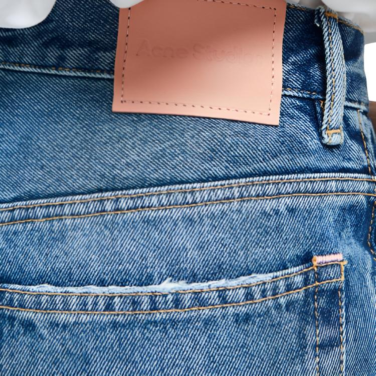 Женские джинсы Acne Studios 2021F (синие) — фото 5