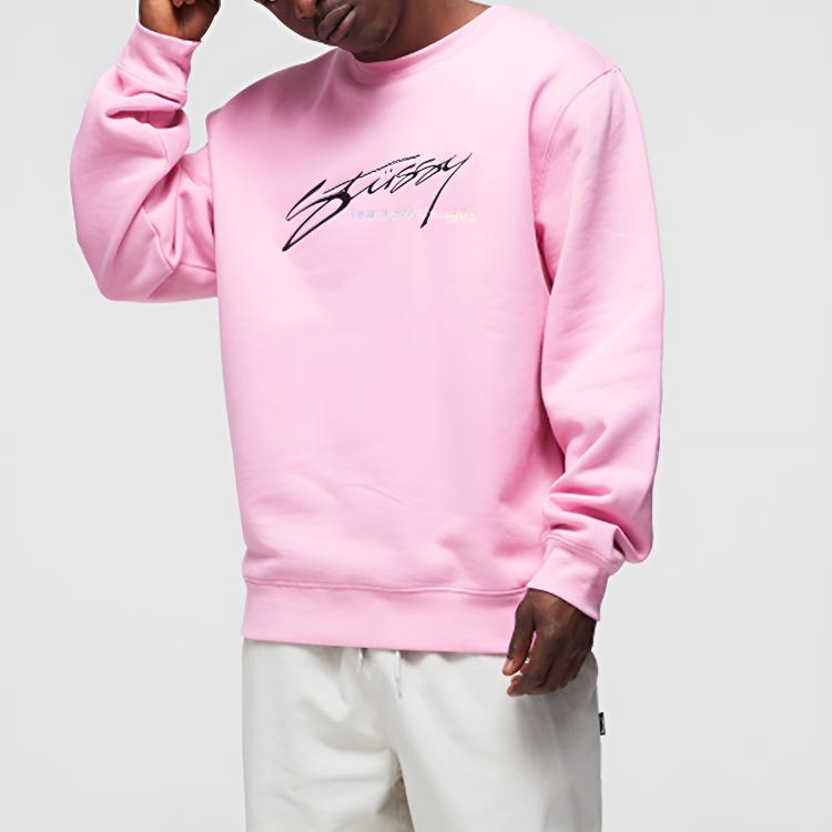 Худи Stussy New Wave Designs Crew ogo (черное) — фото 14