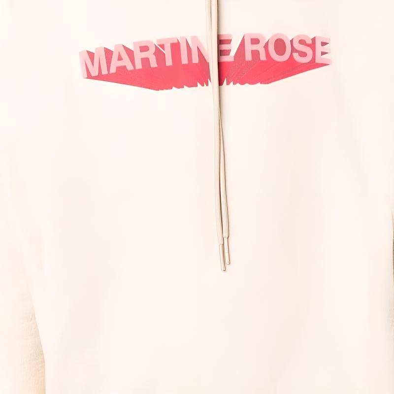 Худи Martine Rose SS22 Logo (оранжевое) — фото 5