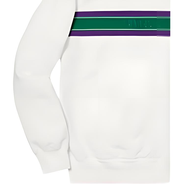 Худи Supreme Chest Stripe Logo Hooded (белое) — фото 4