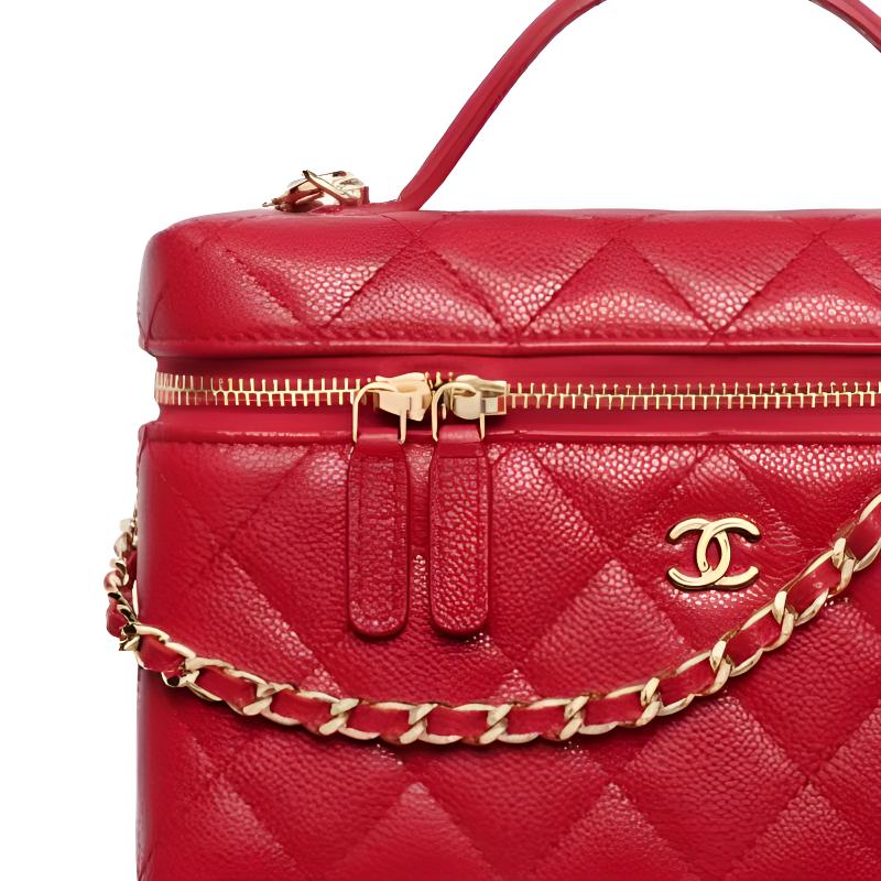 Женская сумка Chanel LP Box Bag (красная) — фото 3