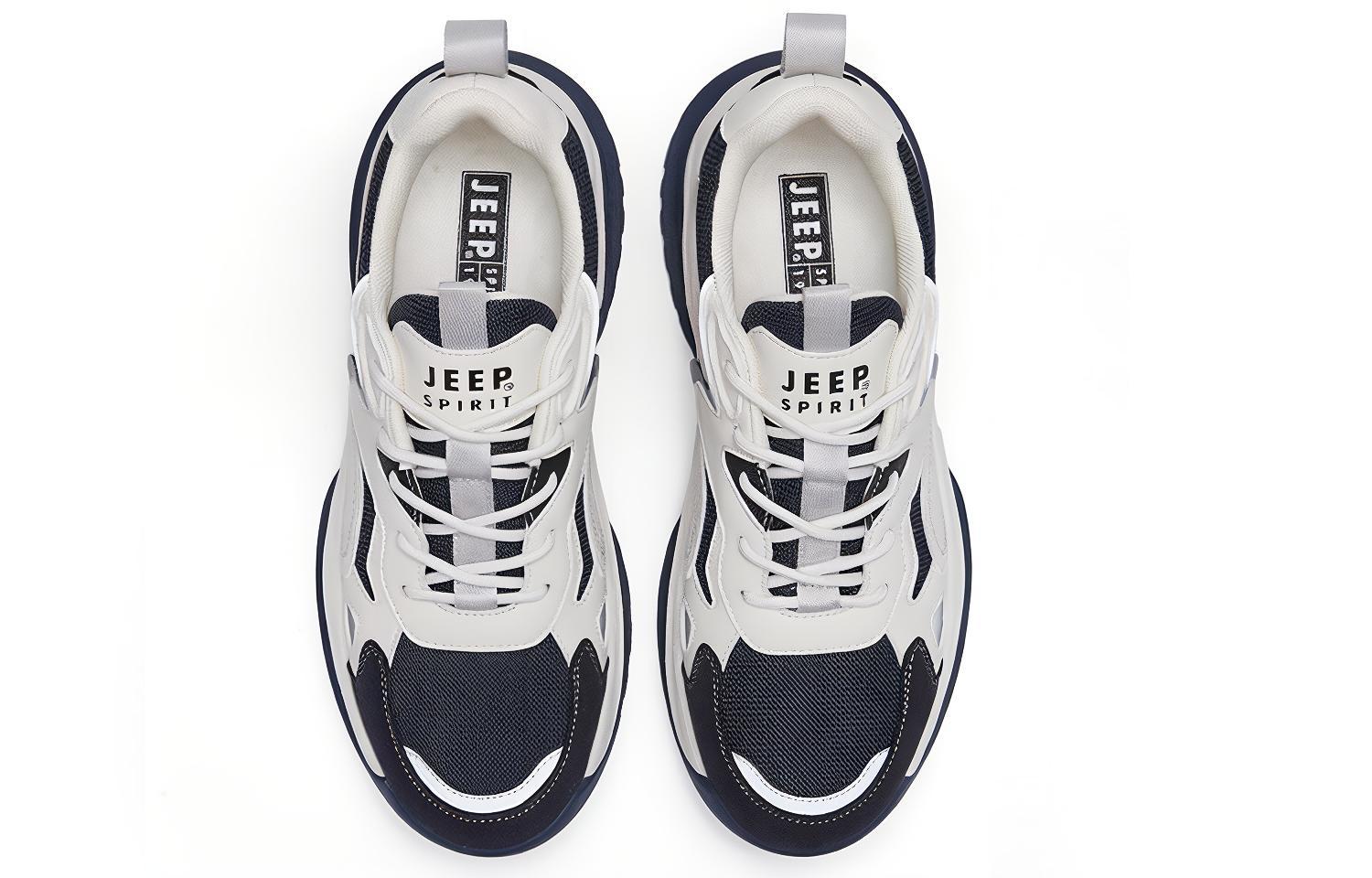 JEEP SPIRIT Low top Outdoor Shoes Men’s White Blue