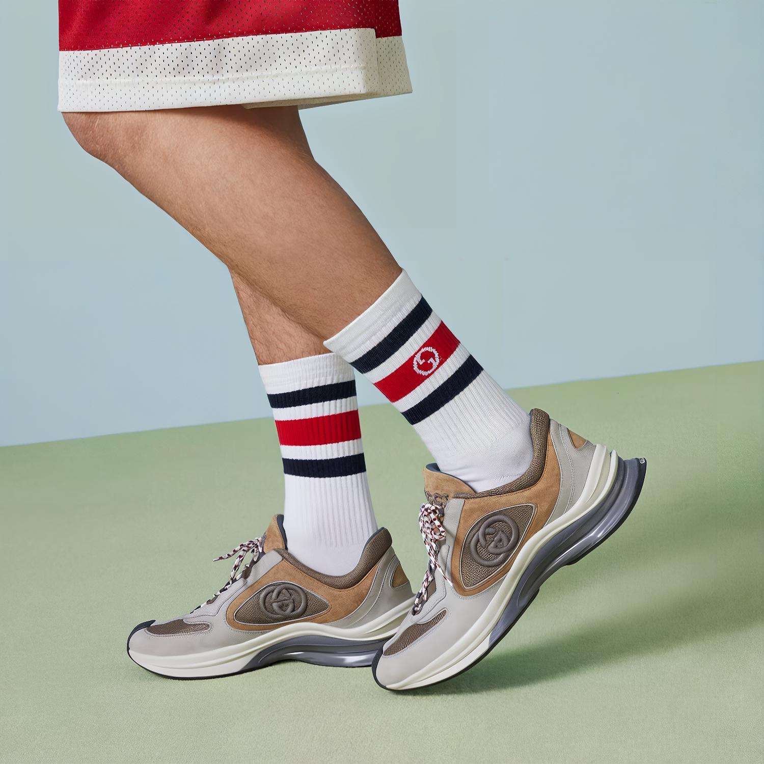 GUCCI Unisex Knee High Socks