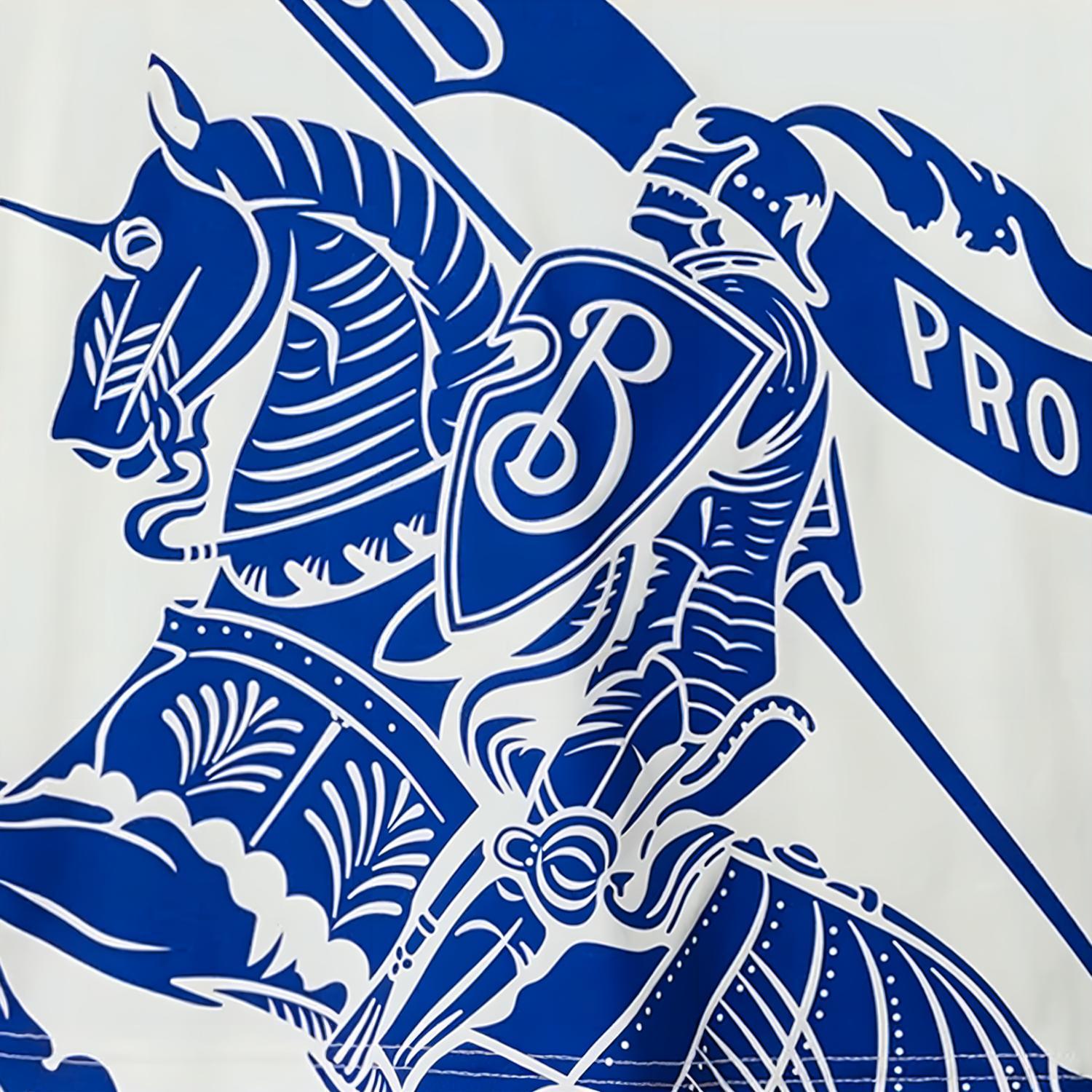 Футболка Burberry (белая) — фото 5