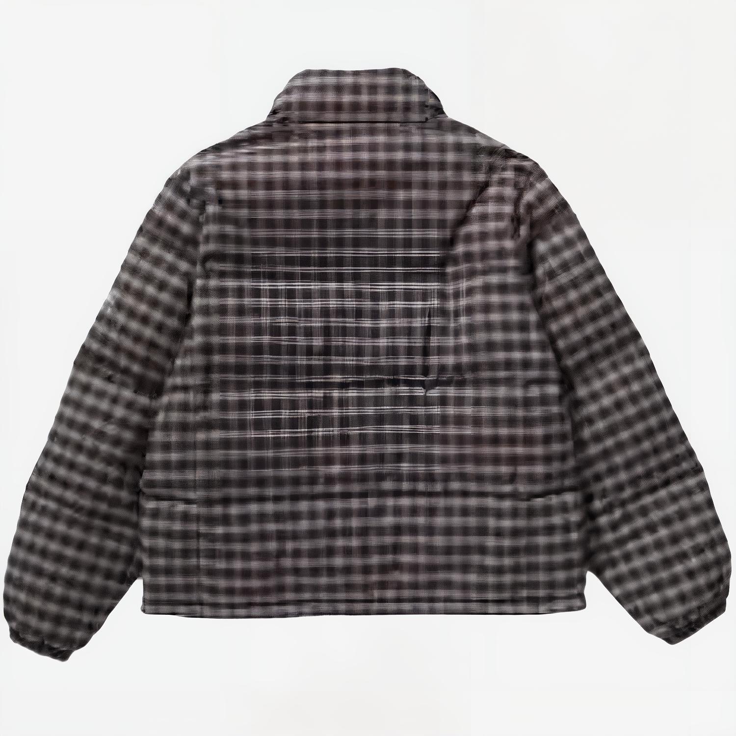Женские куртка A BATHING APE A BATHING APE (коричневая в клетку) — фото 3