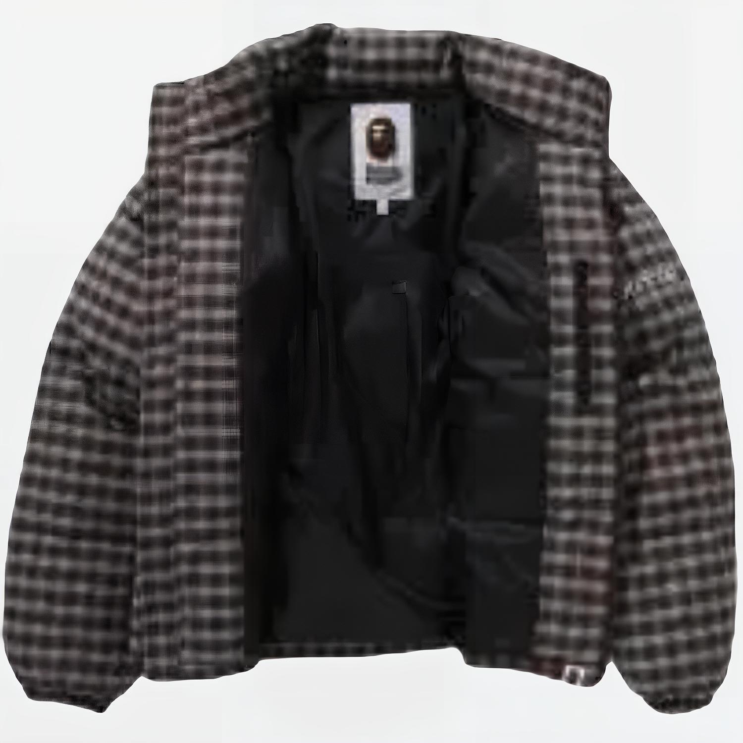 Женские куртка A BATHING APE A BATHING APE (коричневая в клетку) — фото 5