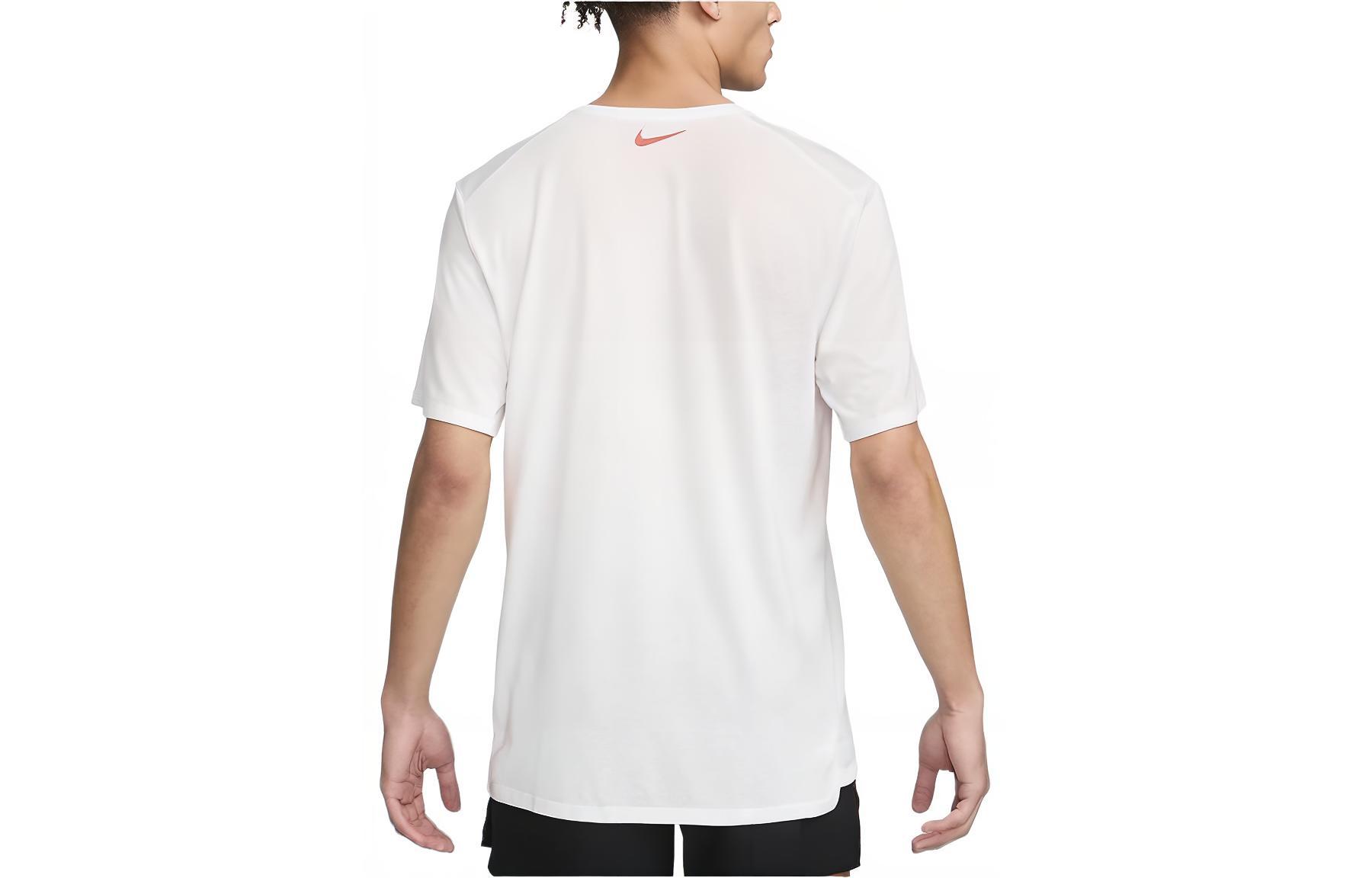 Nike Dri Fit Rise 365 Running T Shirt Men’s Mountain Peak White