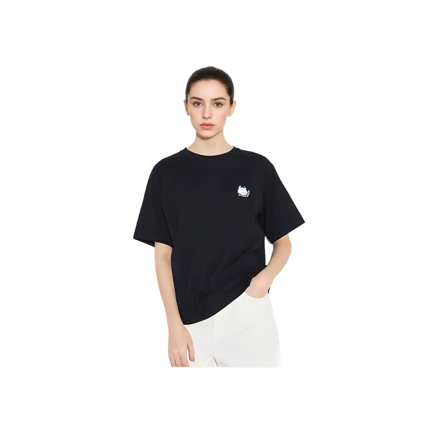 UNIQLO x PAOPAOMATE,LIANMINGKUAN T Shirt Women's Black