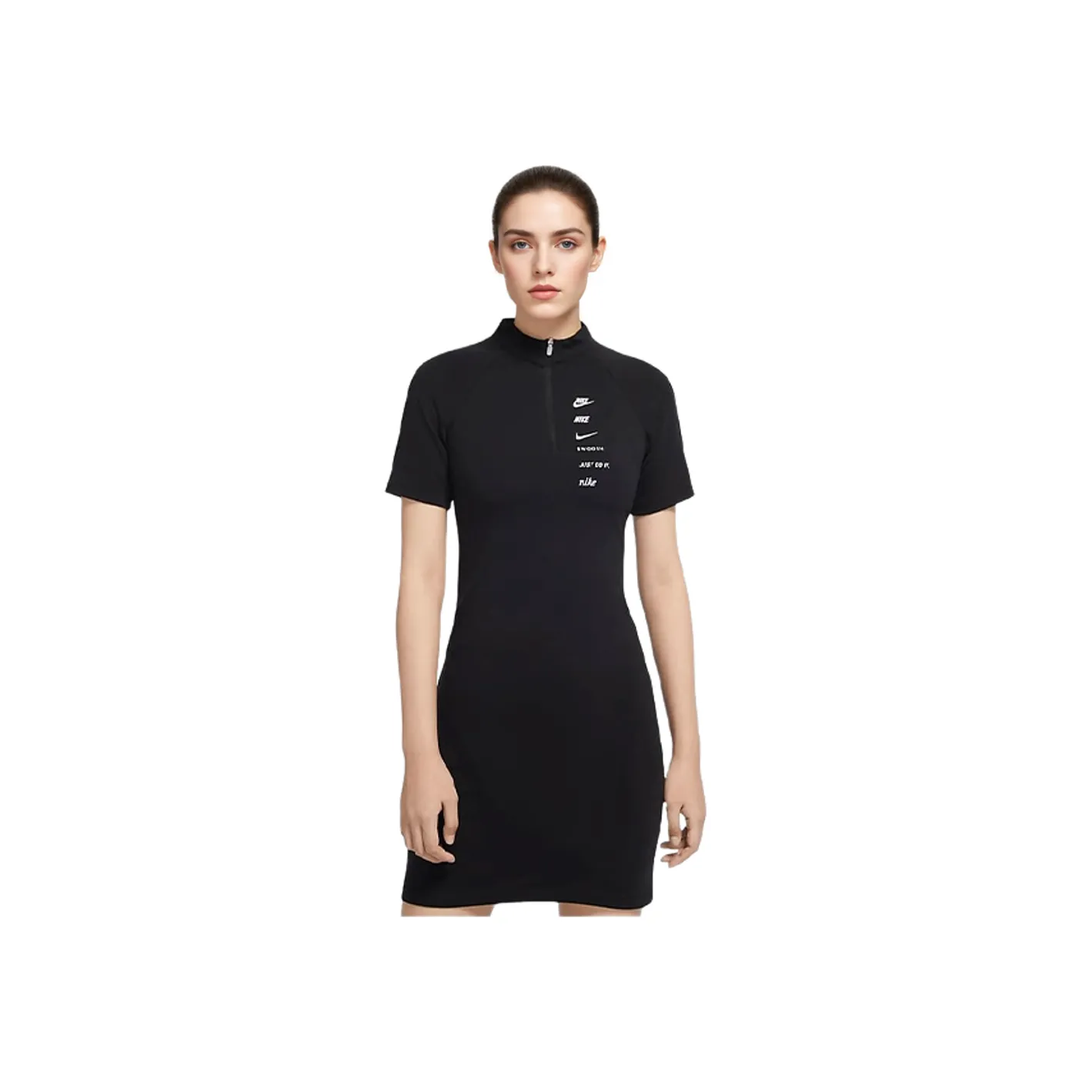 Nike Short Sleeved Dresses Women's Black