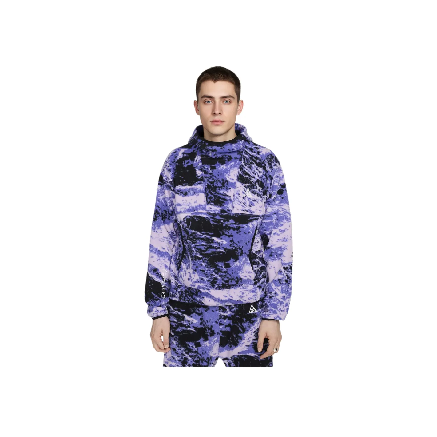 Nike Sweatshirts Men Lilac Flower Color/Black/Summit White