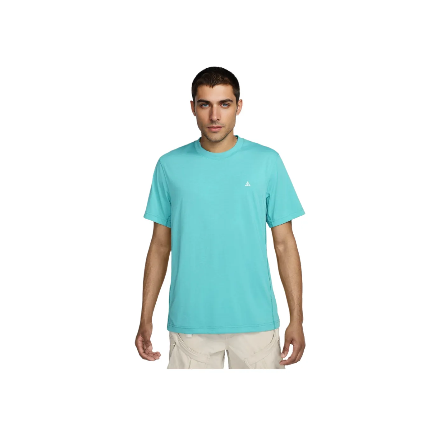 Nike Dri Fit ADV UV SHORT SLEEVE TOP T Рубашка Мужская Зеленая