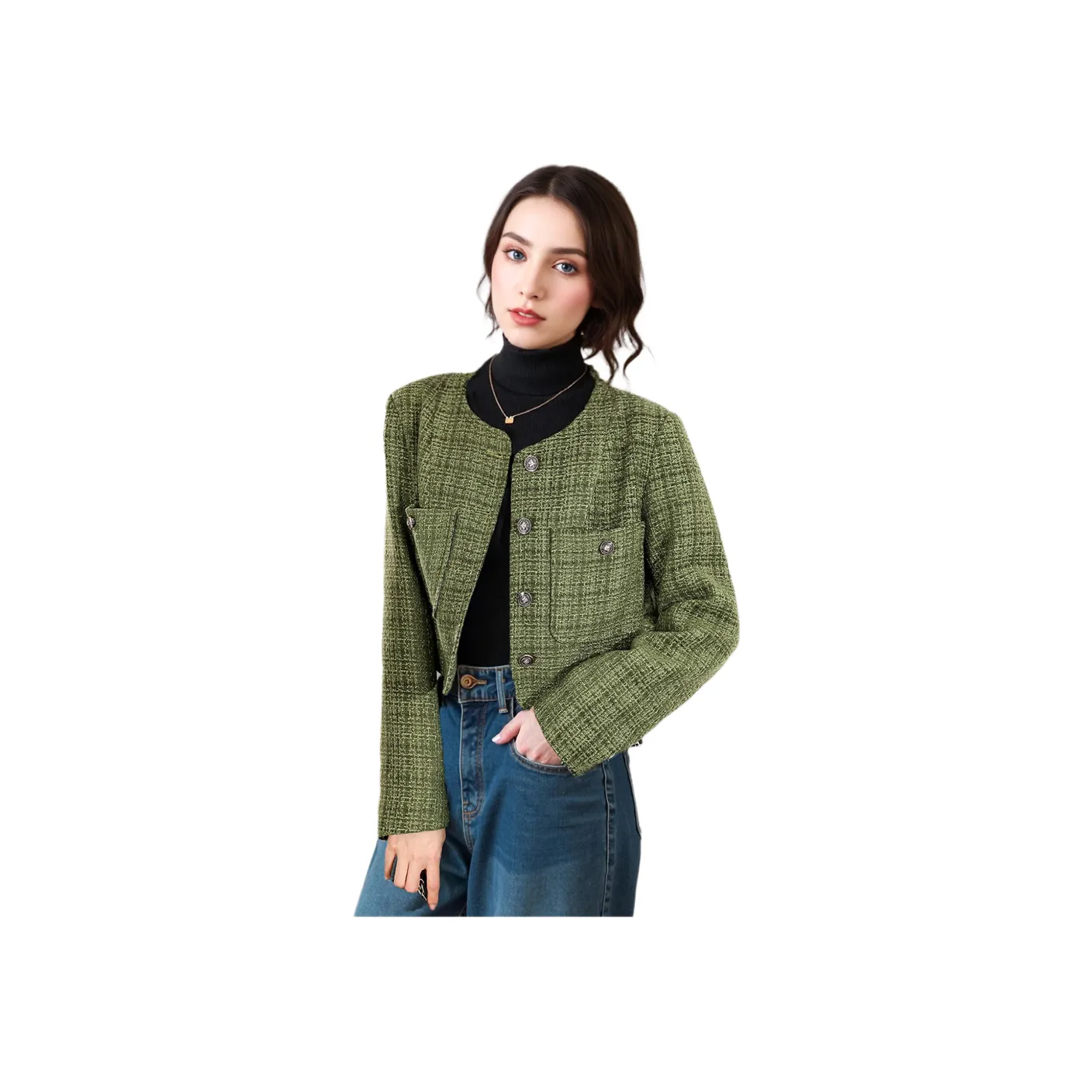 Wbwq Куртки Пальто Женские Army Jasper