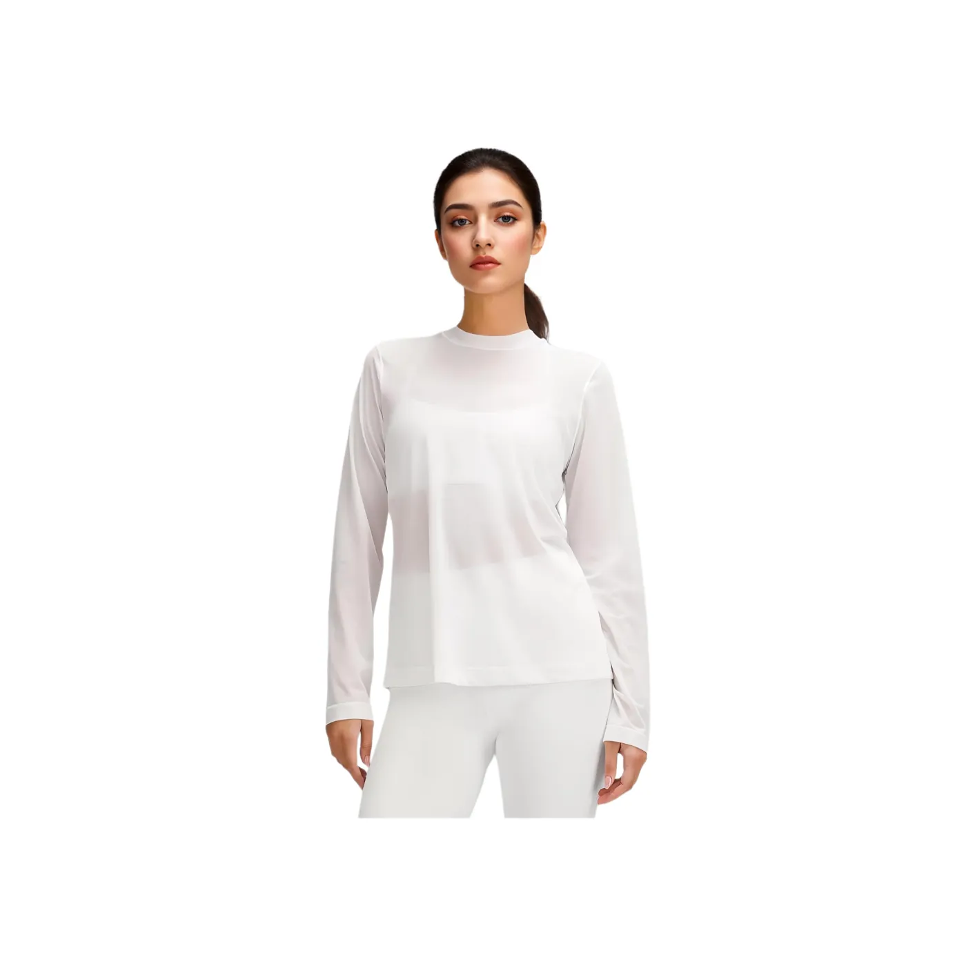 Lululemon Keyhole Mesh Yoga T Shirts Women's