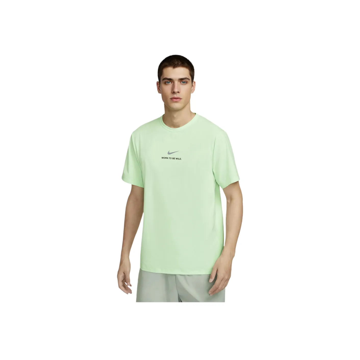 Nike Dri Fit Паровой Зеленый Мужские Футболки