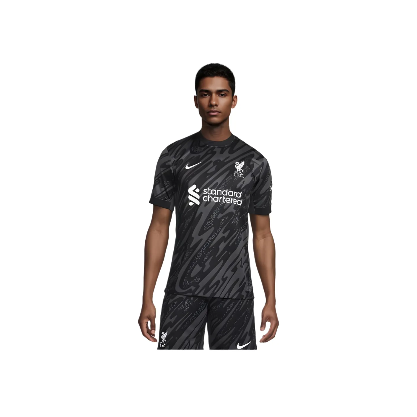 Nike FC Soccer Jerseys Men Coal Gray