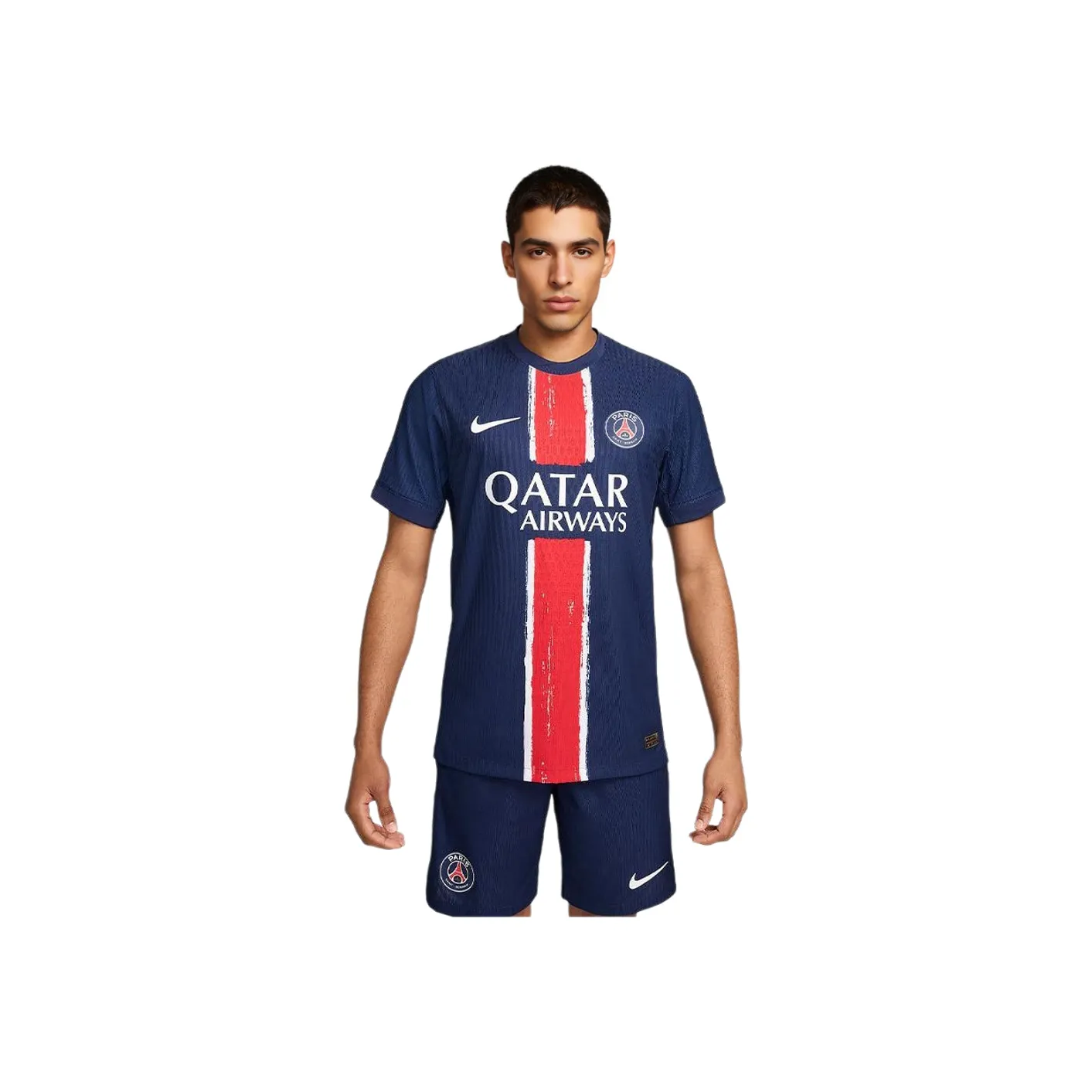 Nike Dri Fit Футбол Джерси Paris Saint Germain 2024 25 Соревнование Домашний Мужской Синий Белый