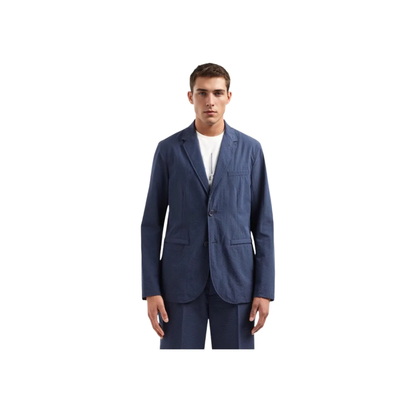 ARMANI EXCHANGEAE Бизнес-костюм пальто мужской синий