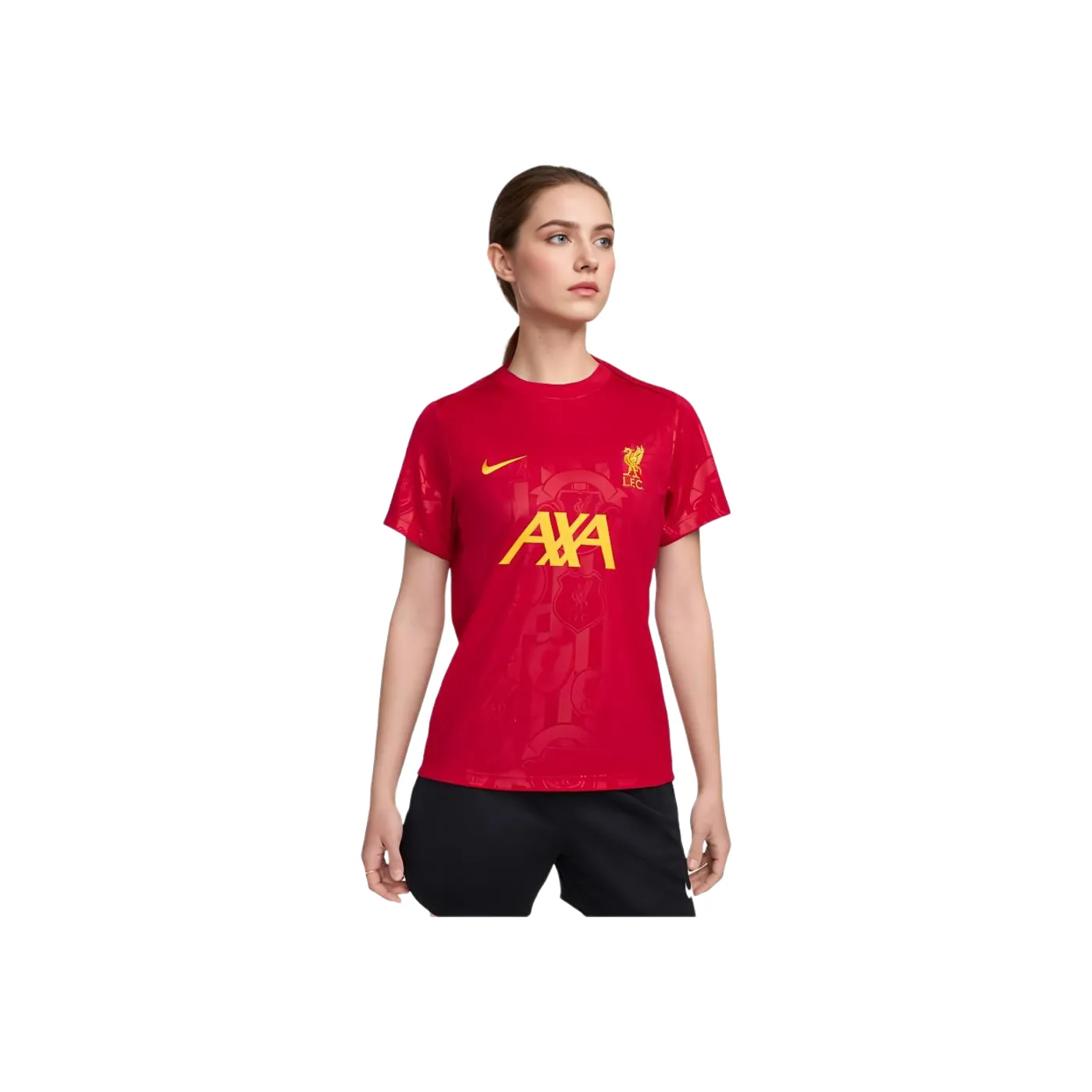 Nike Liverpool Fc Academy Pro Women's Nike Dri FIT Soccer Pre Match Short Sleeve Top