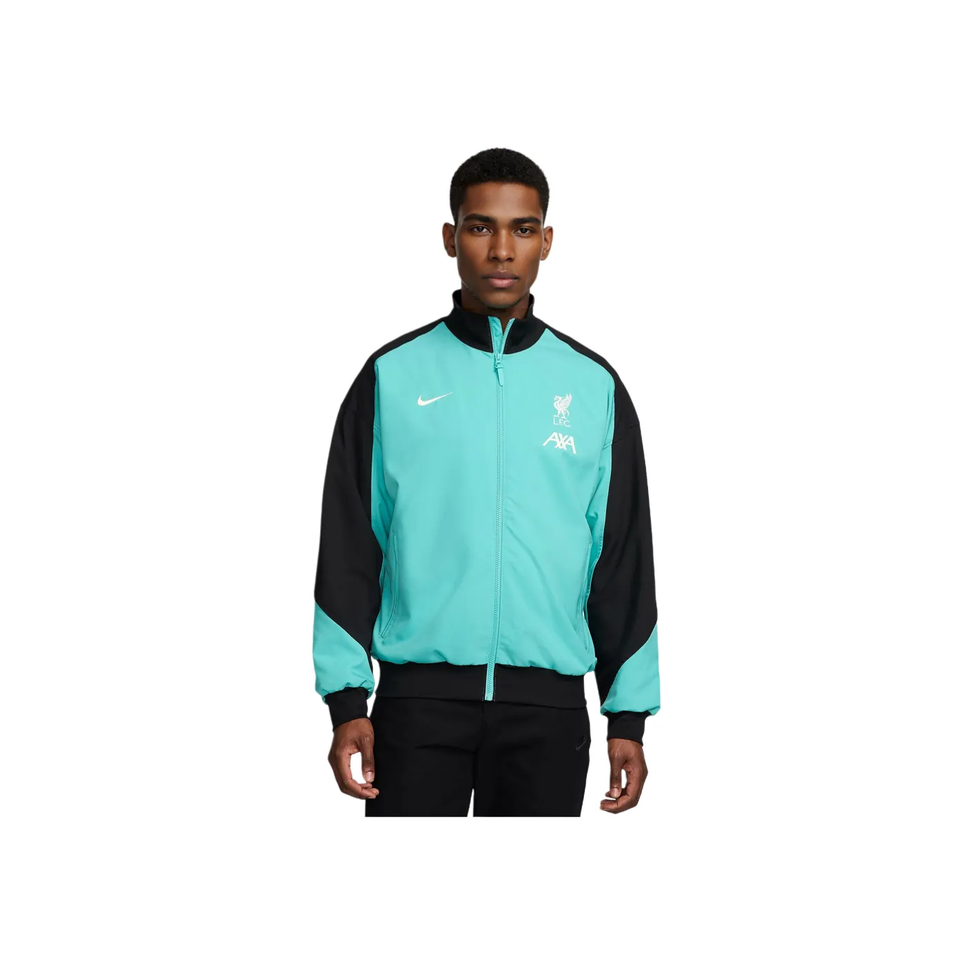 Nike Dri Fit Jackets Men Washed Blue Green/Black/Canvas