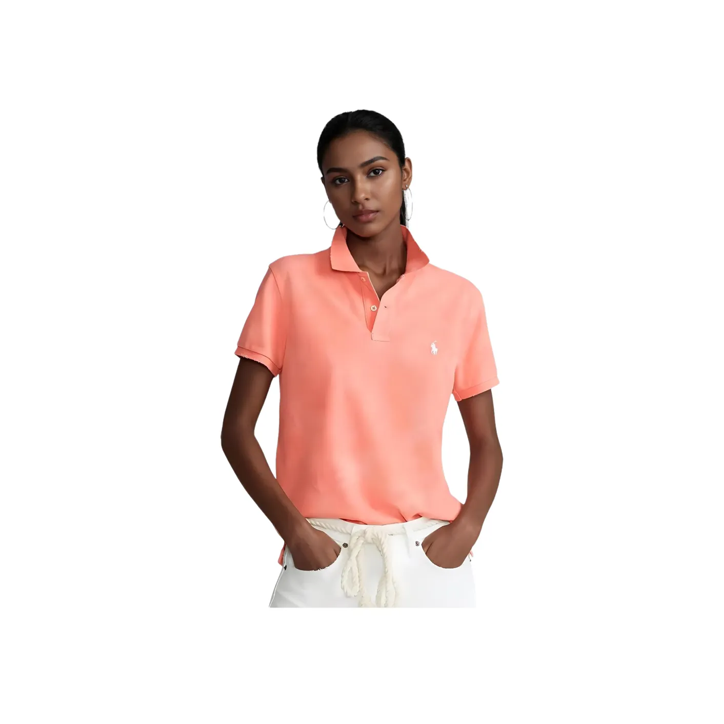 Polo Ralph Lauren Поло Женские Оранжевые