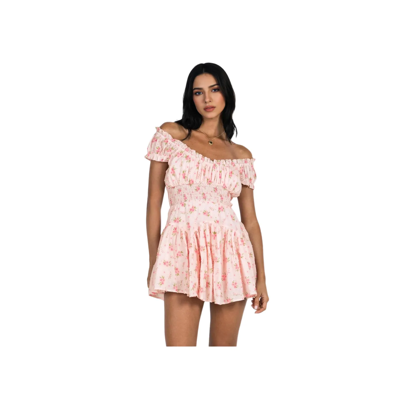 PRINCESS POLLY ANASTASIYA MINI DRESS Short Sleeved Dresses Women's PINK/Pink