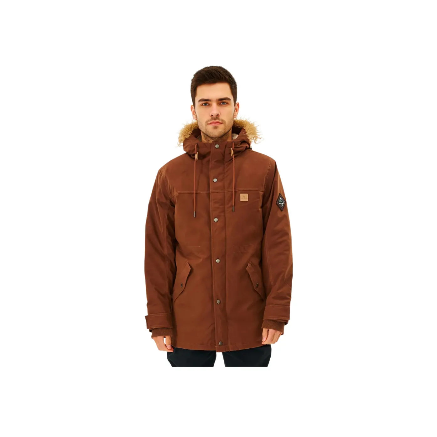 RIP CURL Jackets Coats Men's Chocolate Pink