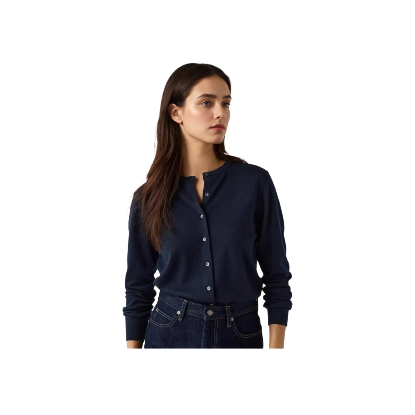 UNIQLO Свитер Женский Темно-Синий