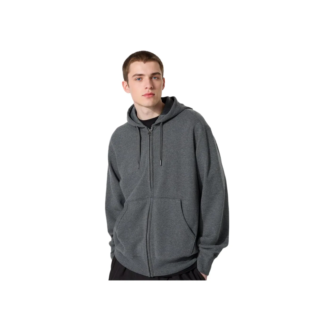 UNIQLO Толстовка Мужская Свинцово-Серый