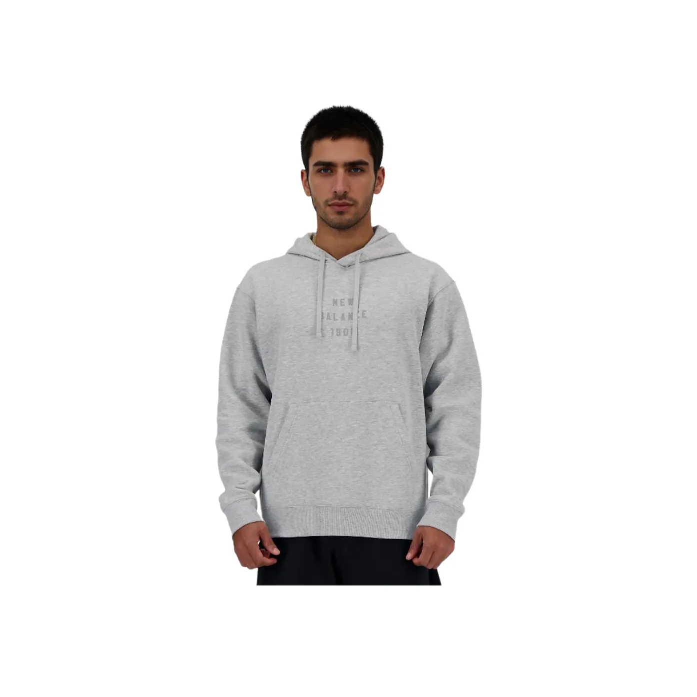 New Balance Iconic Collegiate Graphic Hoodie Мужской Серый