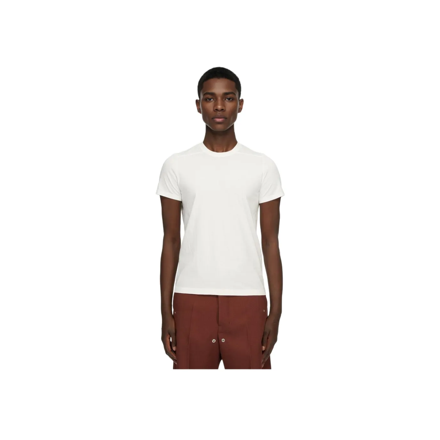 RICK OWENS Short Level Crewneck T Shirt