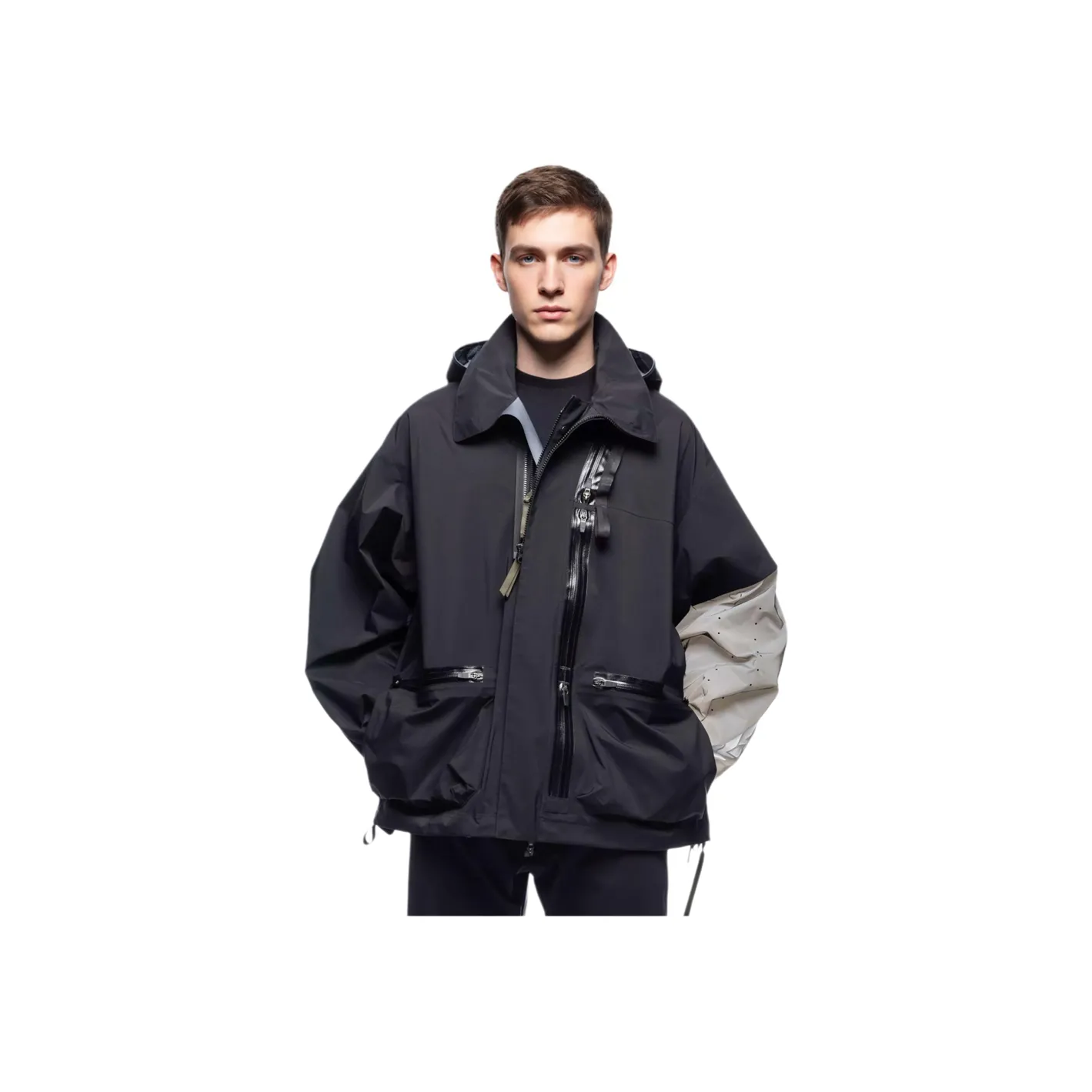 ACRONYM Jackets Men Black Silver
