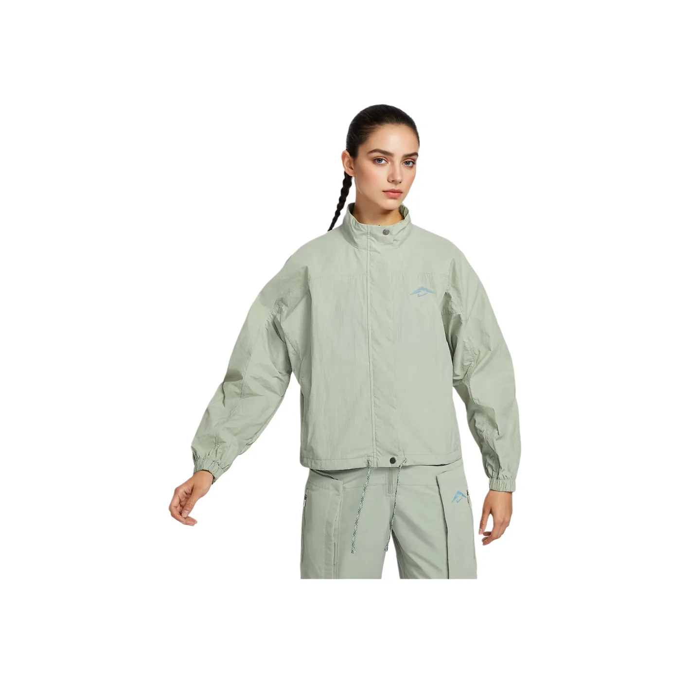Nike Trail Куртки и Пальто Женские Horizon Зеленый Прибрежный Синий