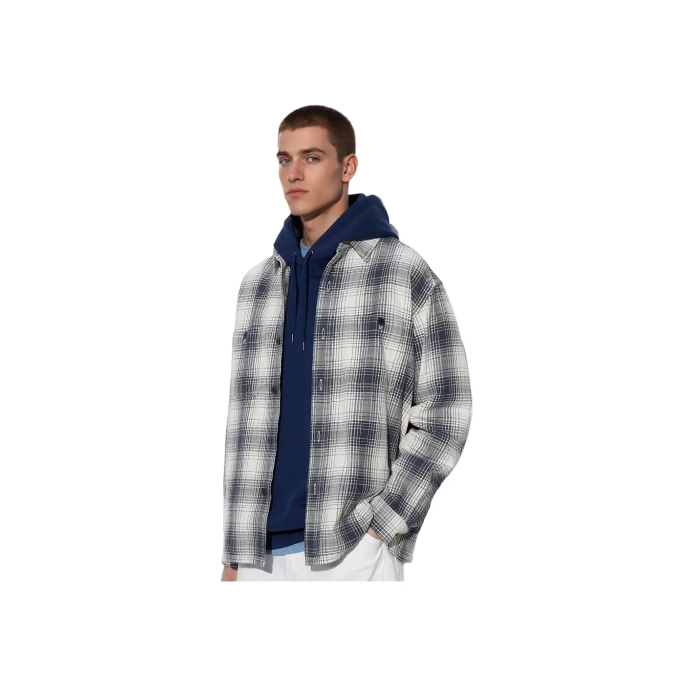 UNIQLO Темно-серые мужские рубашки