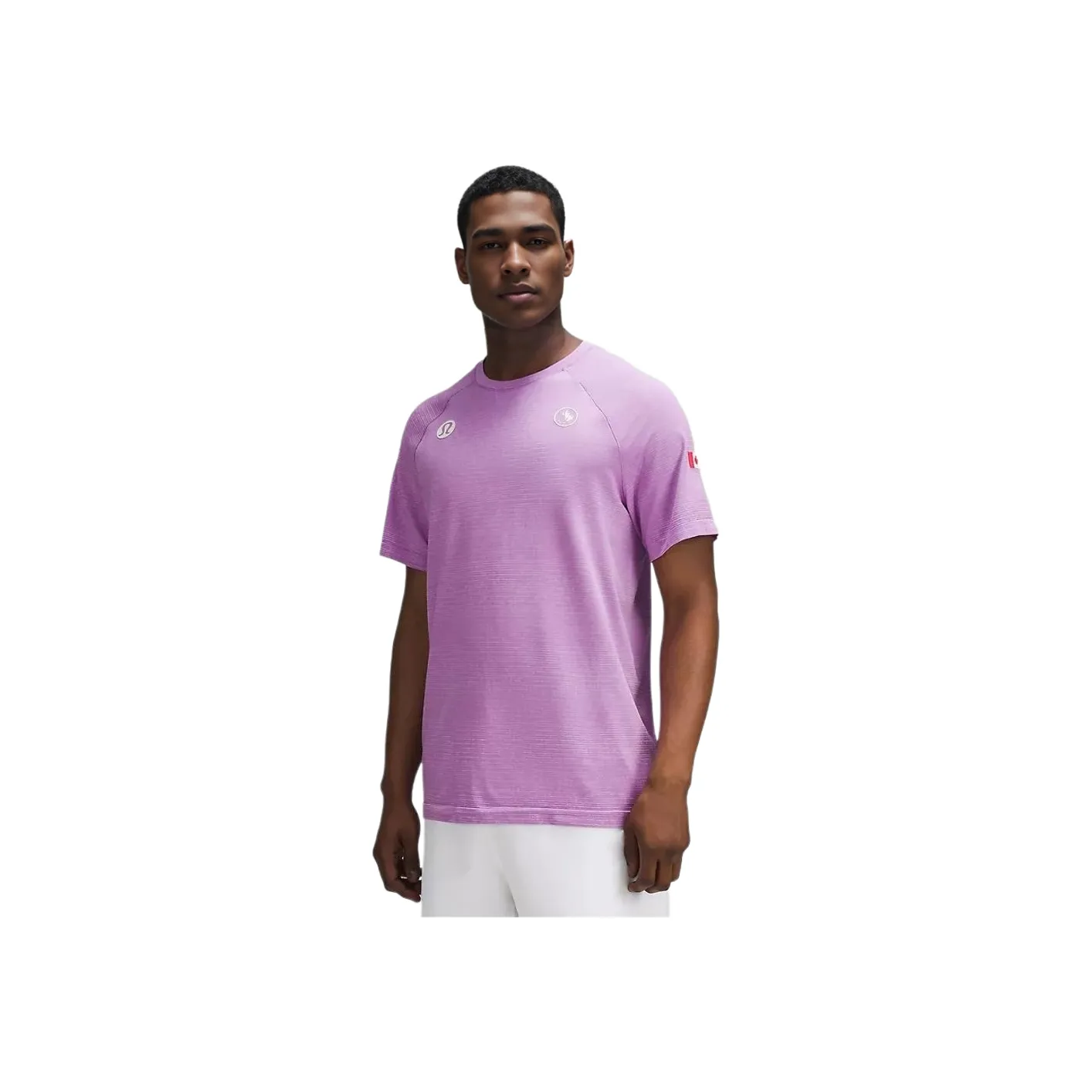 Lululemon Team Canada T Shirts Men Light Stripes