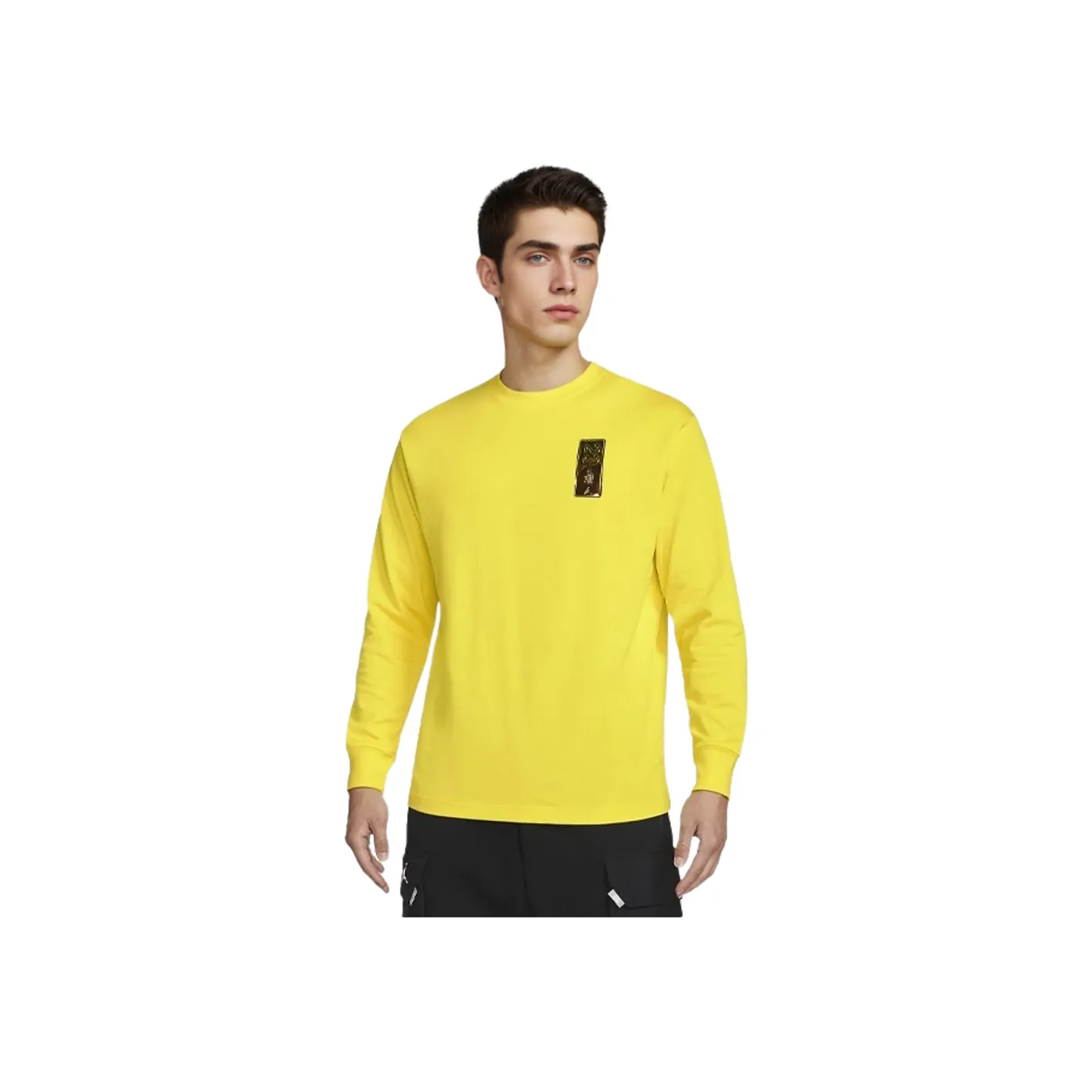 Jordan Air Jordan 23 T Shirts Men European Leather Yellow
