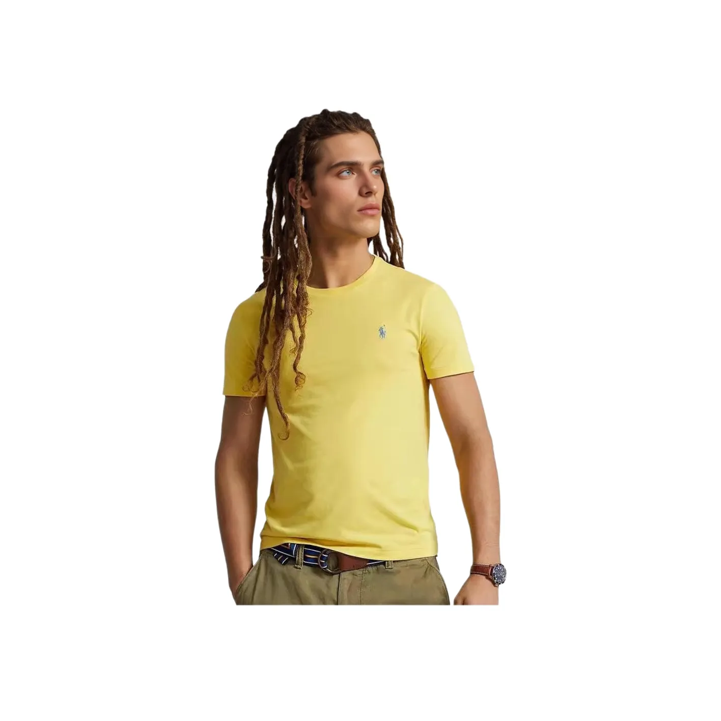 Polo Ralph Lauren T Shirts Men Yellow