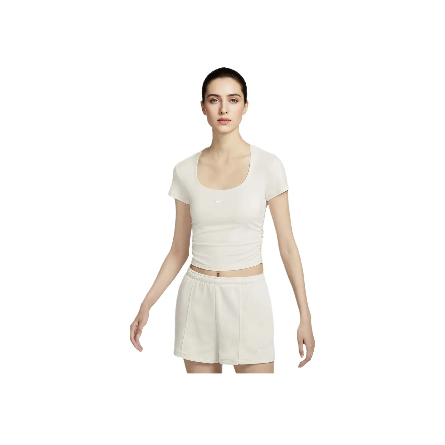 nike T-Shirt Женская Светло-Коричневый Парус