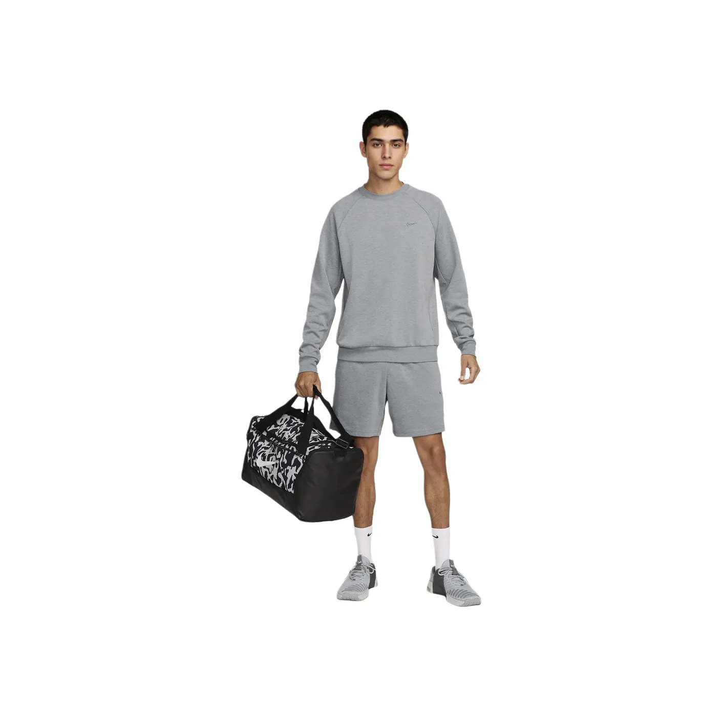 Nike Dri Fit UV Versatile CREW SWEATSHIRT Мужской Cool Серый