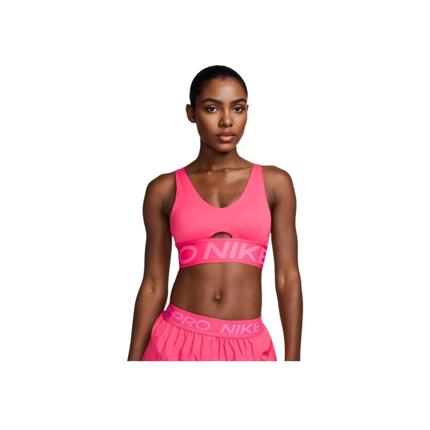 Nike Pro Indy Plunge Women's Medium Support Padded Sports Bra