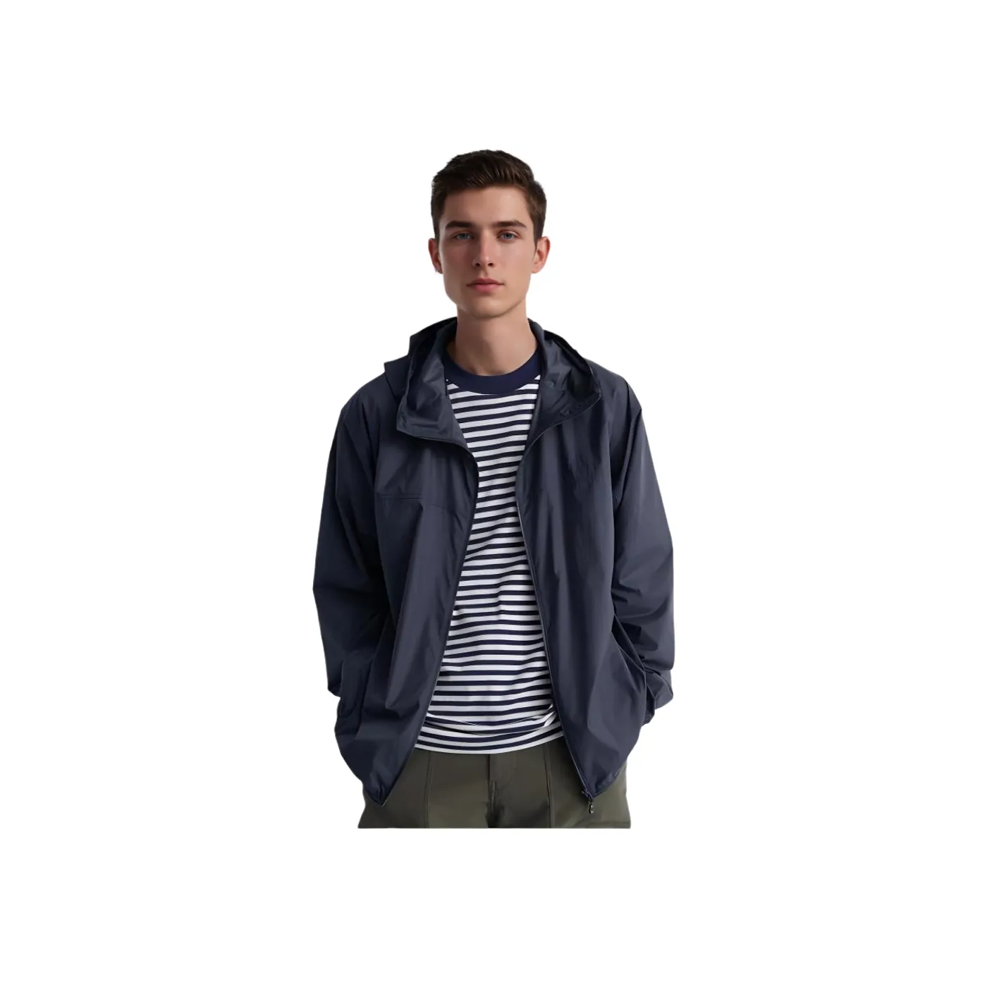 UNIQLO Jackets Coats Unisex Navy Blue