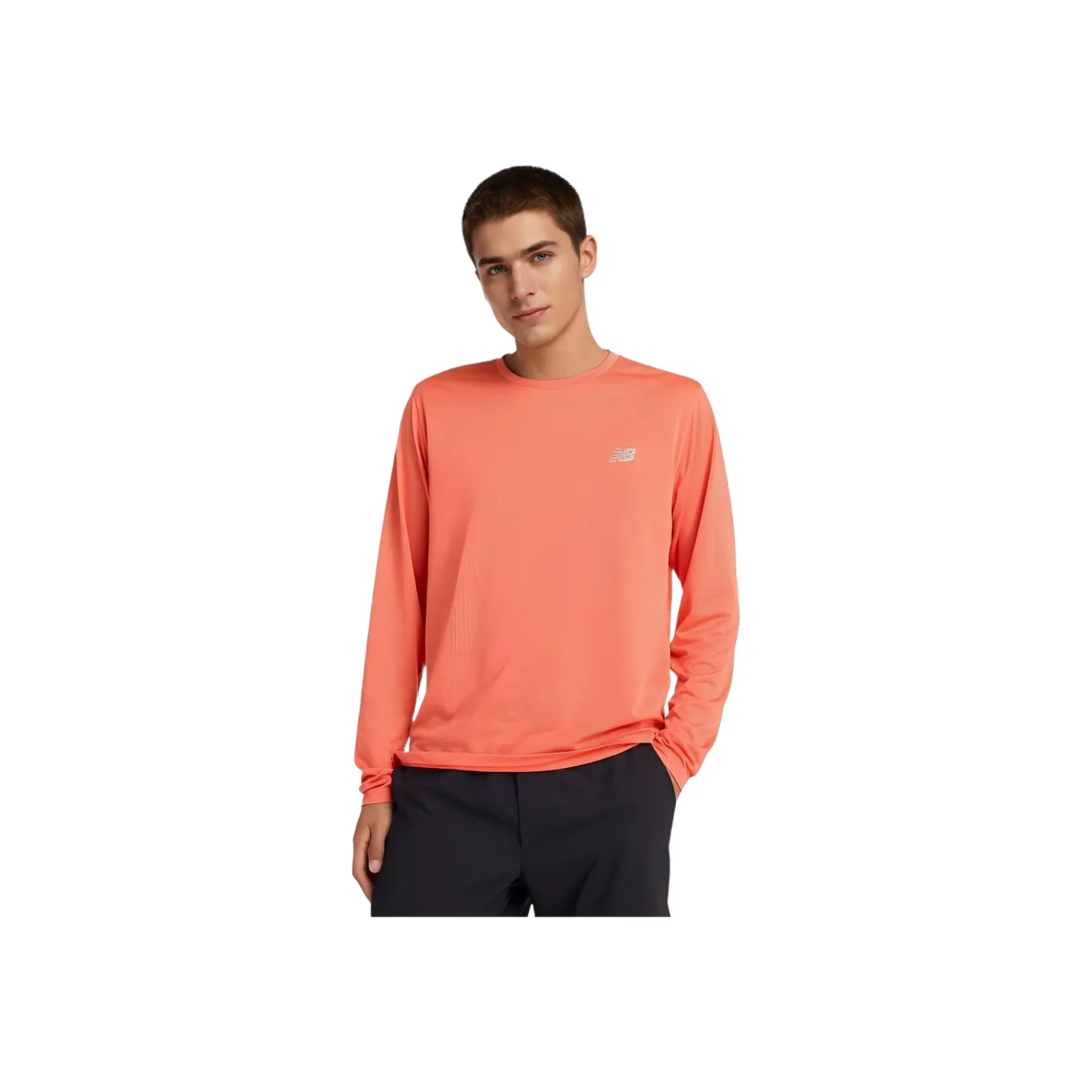 New Balance Athletics Long Sleeve T Shirt Men's Orange