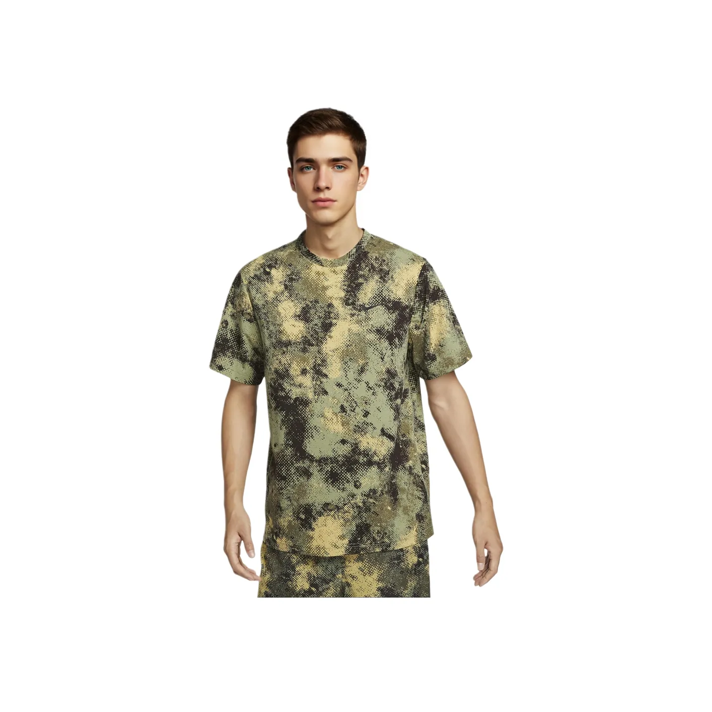 Nike HYVERSE T Shirts Men Olive Green/Black/Black