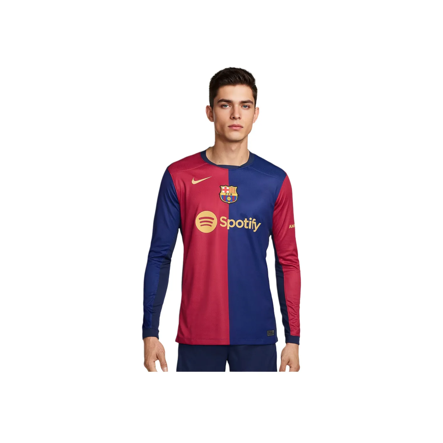 nike FC Barcelona 2024 25 Stadium Дом Футбол Джерси Мужской Красный