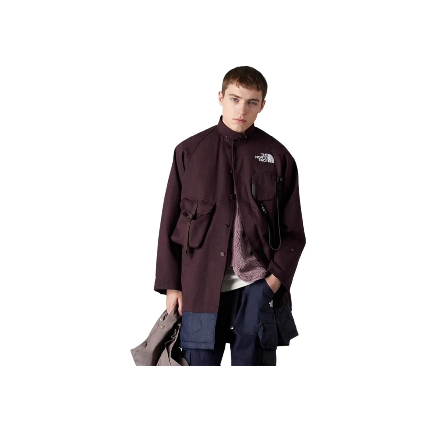 THE NORTH FACE Пуховик Мужской Коричневый