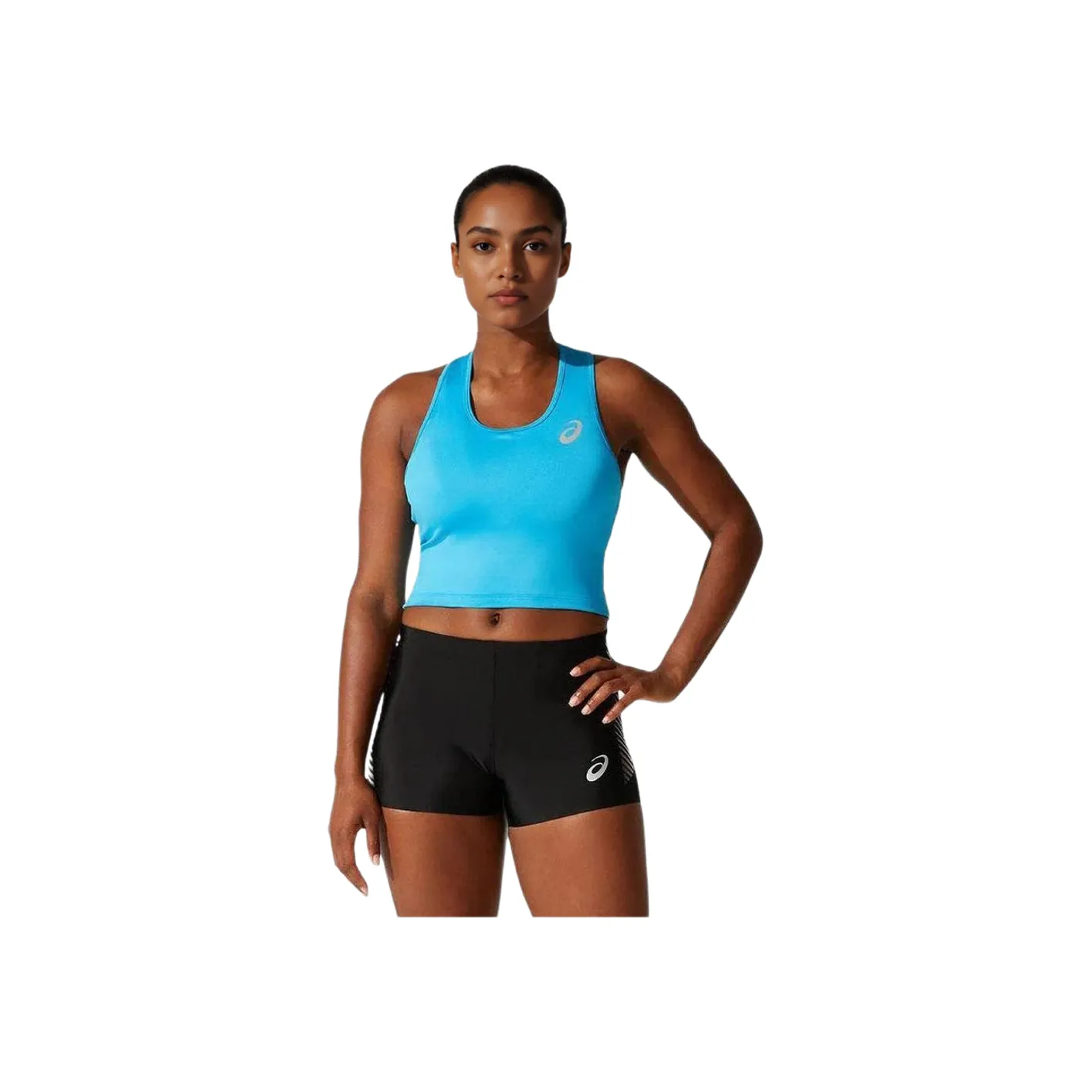 Asics Track Женская Беговая Майка Женская Синяя