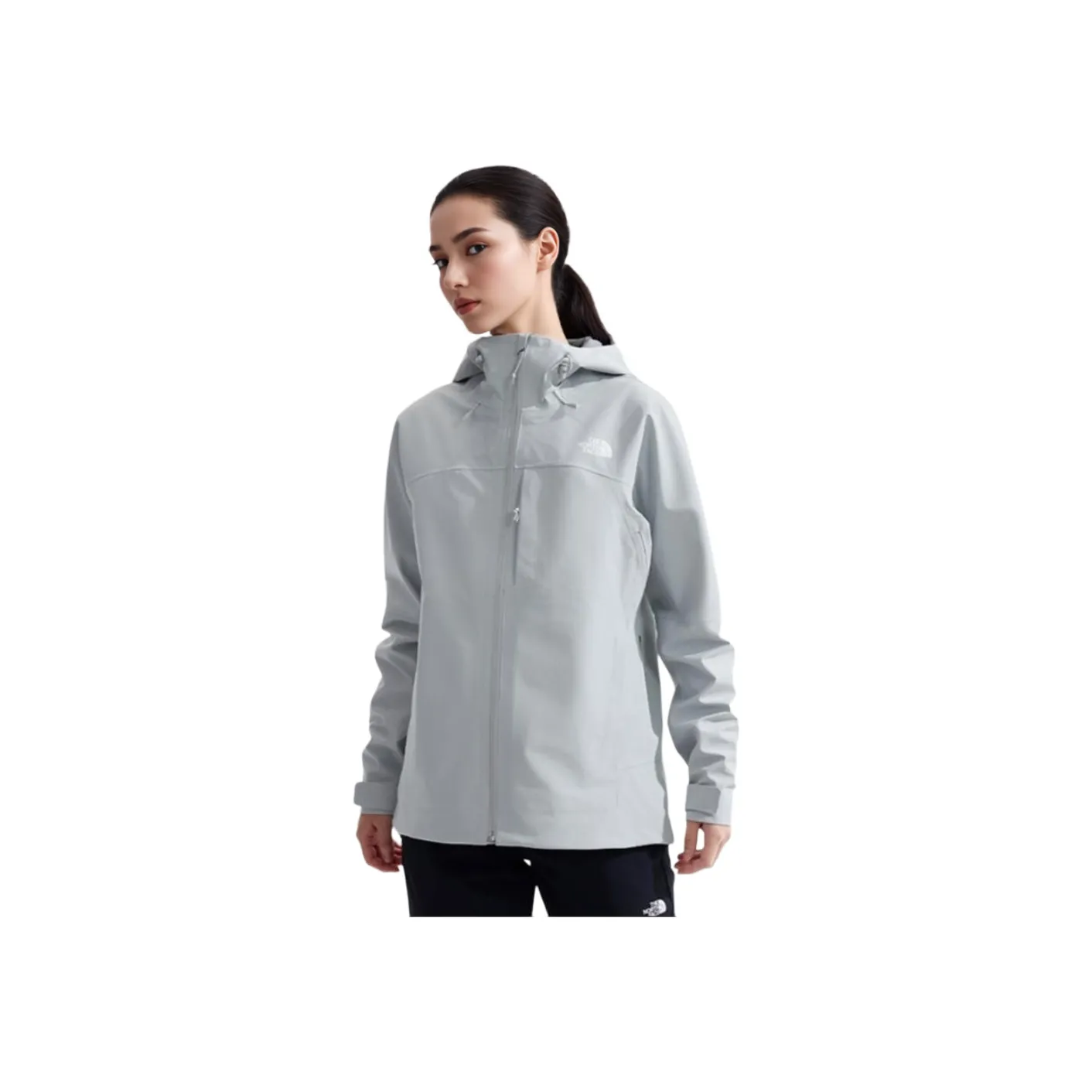 THE NORTH FACE Stormpeak Waterproof And Breathable Windproof Windbreaker Jacket Women's Starlight Gray