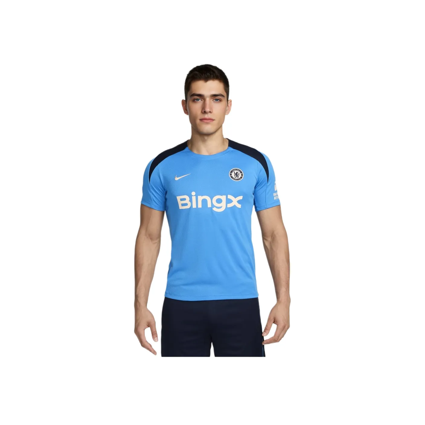 Nike Chelsea FCDri Fit T Shirt Men's Light Blue