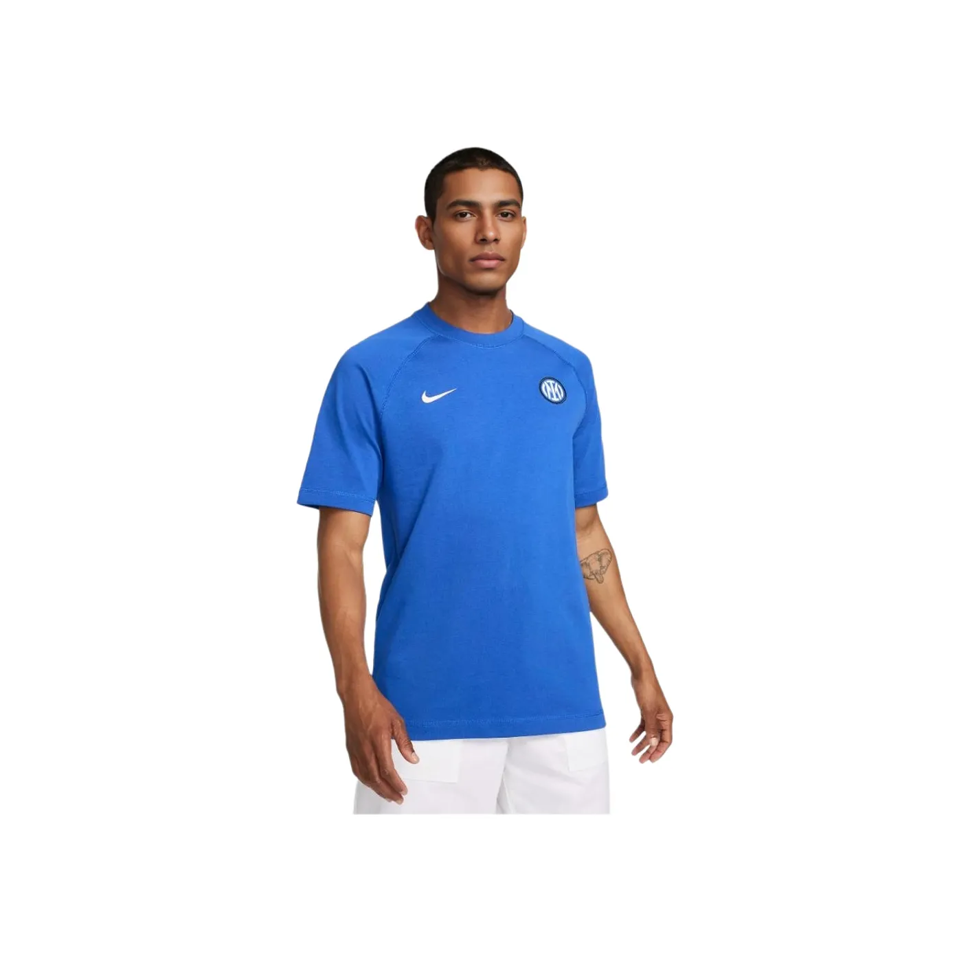 Nike Inter Milan T-Shirt Мужская Синяя Белая